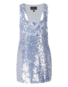 Мини-платье Joanne с пайетками Retrofete, синий