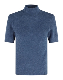 Джемпер Edie с короткими рукавами и воротником-стойкой, синий A.p.c.