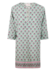 Платье с цветочным принтом, зеленый Mc2 saint barth