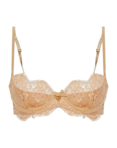 Бюстгальтер из кружев с цветочным узором, нейтральный Dsquared2