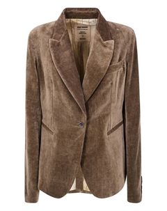 Однобортный пиджак, коричневый Uma wang