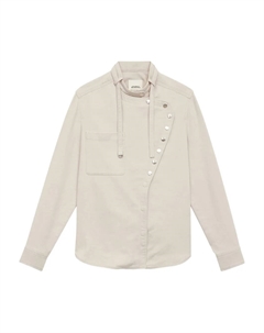 Рубашка Tess асимметричного кроя, нейтральный Isabel marant