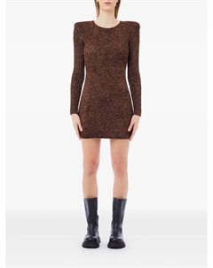 Мини-платье с открытой спиной, коричневый Liu jo