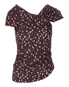 Блузка в горошек, черный Isabel marant