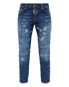 Джинсы Cool Girl с эффектом потертостей, синий Dsquared2