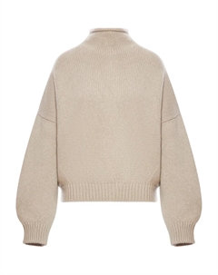 Джемпер с воротником "воронка" цвета "можжевельник", нейтральный Khaite