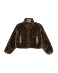 Двусторонняя куртка из искусственного меха, коричневый Save the duck