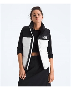 Женский ретро-жилет Nuptse 1996 года, White Dune/TNF Black/Recycled Down The north face