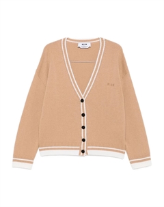Кардиган с V-образным вырезом, нейтральный Msgm