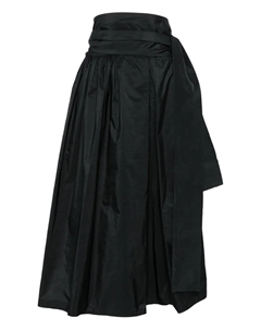 Юбка с запахом и складками, черный Co. go