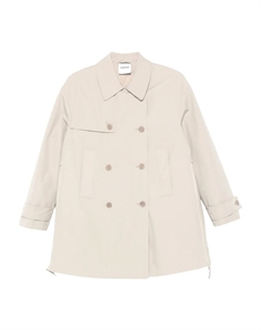 Двубортное пальто с молниями, нейтральный Aspesi