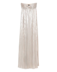 Макси-платье без бретелек Retrofete, нейтральный