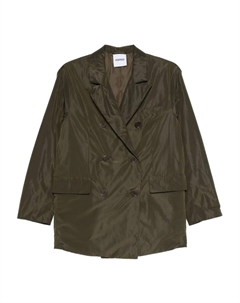 Двубортное пальто на пуговицах, зеленый Aspesi