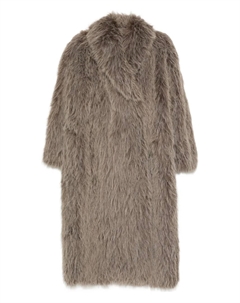 Шуба из искусственного меха, коричневый Eleh