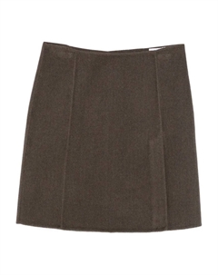 Шерстяная юбка мини, коричневый Parosh