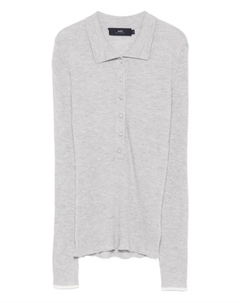 Рубашка поло в рубчик, серый Arch4