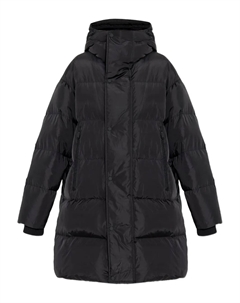 Стеганое пальто с капюшоном, черный Dsquared2