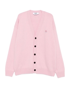 Кардиган с декорированными пуговицами, розовый Msgm