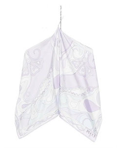 Топ с высоким воротником и цепочкой, фиолетовый Pucci