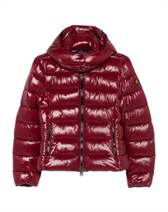 Пуховик с капюшоном, красный Save the duck