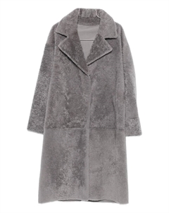 Пальто из овчины, серый Arma