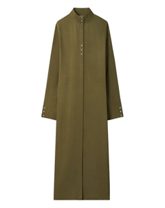 Платье-рубашка на пуговицах, зеленый Tory burch