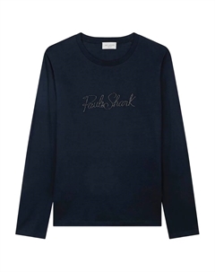 Футболка с логотипом и заклепками, синий Paul & shark