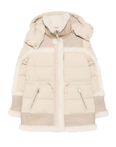 Стеганое пальто Lilibeth с мехом, нейтральный Mackage