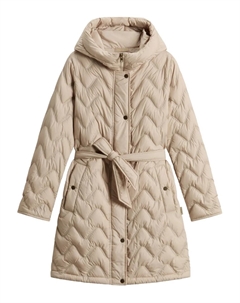 Стеганая парка с капюшоном, нейтральный Woolrich