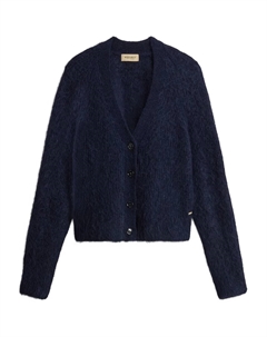 Кардиган с V-образным вырезом, синий Woolrich