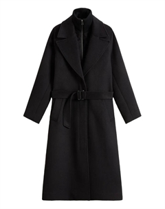 Пальто из смесовой шерсти, черный Woolrich