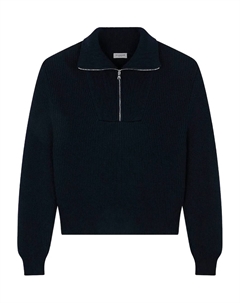 Ребристый свитер на молнии до половины, синий Paul & shark