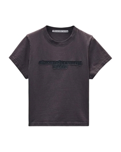 Футболка с вышивкой, черный Alexander wang