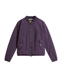 Бомбер с манжетами в рубчик, фиолетовый Woolrich