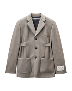 Декорированный блейзер, серый Alexander wang