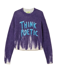 Свитер с принтом, фиолетовый Twinset