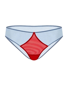 Трусы-брифы Asteria с сетчатыми вставками, синий Zhilyova