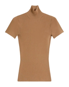 Водолазка в рубчик, коричневый Max mara