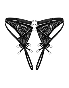 Кружевные трусы-брифы Aurora, черный Zhilyova