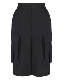 Шорты карго со складками, черный Balmain