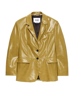 Однобортный пиджак, коричневый Msgm