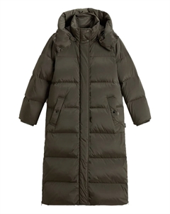 Длинная парка Kelly с капюшоном, зеленый Woolrich