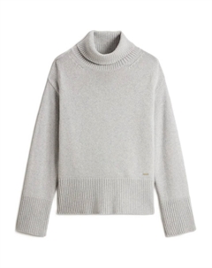 Свитер с высоким воротником, серый Woolrich