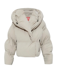 Пуховик W-Iley-T1 с капюшоном и запахом Diesel