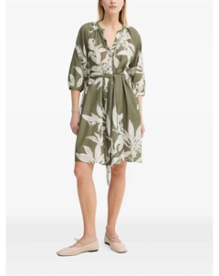 Короткое платье с принтом, зеленый Marc o'polo