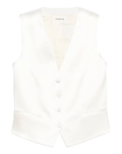 Жилет на пуговицах, белый Parosh