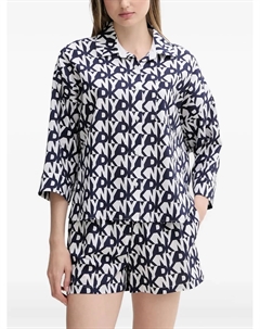 Пижама с логотипом, белый Dkny