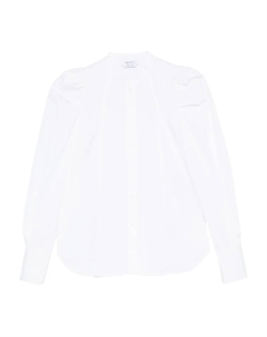 Рубашка с пуговицами и объемными рукавами, белый Alexander mcqueen