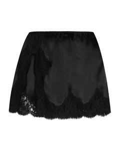 Рубашка с кружевом, коричневый Dolce&gabbana