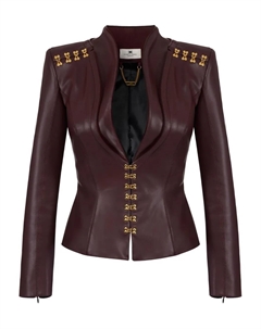 Структурированный пиджак, коричневый Elisabetta franchi